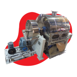 Rotating drum flaker