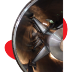 Inside Rotary Vacuum Dryer