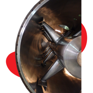 Inside Rotary Vacuum Dryer