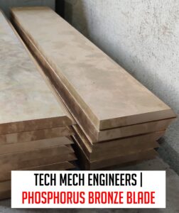 Phosphorus bronze blade